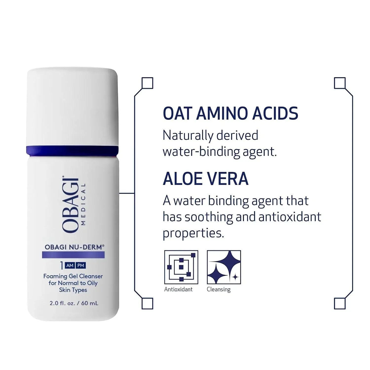 Obagi Nu-Derm Foaming Gel AM/PM #1 - DermLane