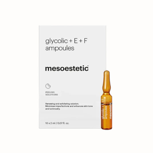 Mesoestetic Glycolic + E + F Ampoules - DermLane