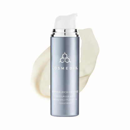 Cosmedix Peptide Rich Defense Moisturizer with Broad Spectrum SPF 50 Sunscreen - DermLane