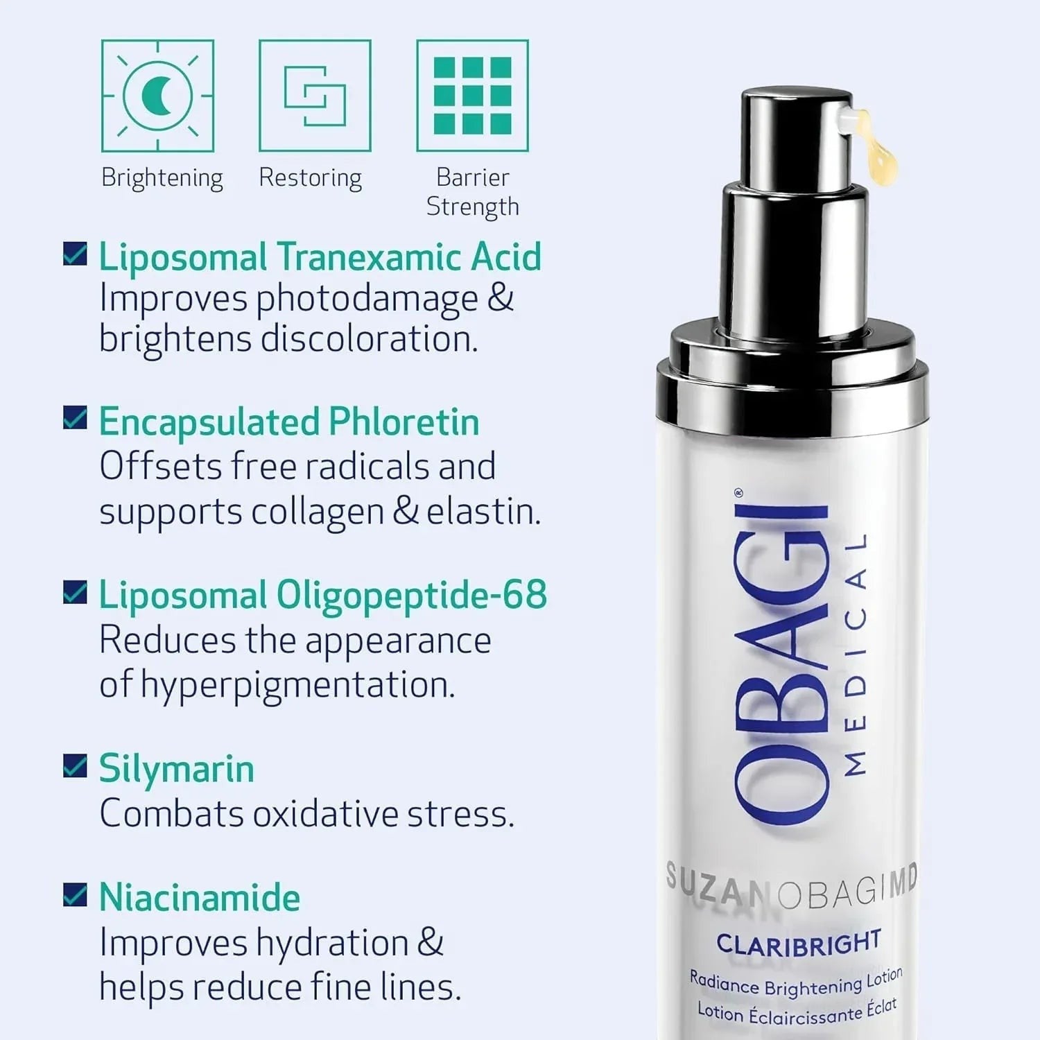 Obagi SuzanObagiMD Claribright 1.7 oz - DermLane