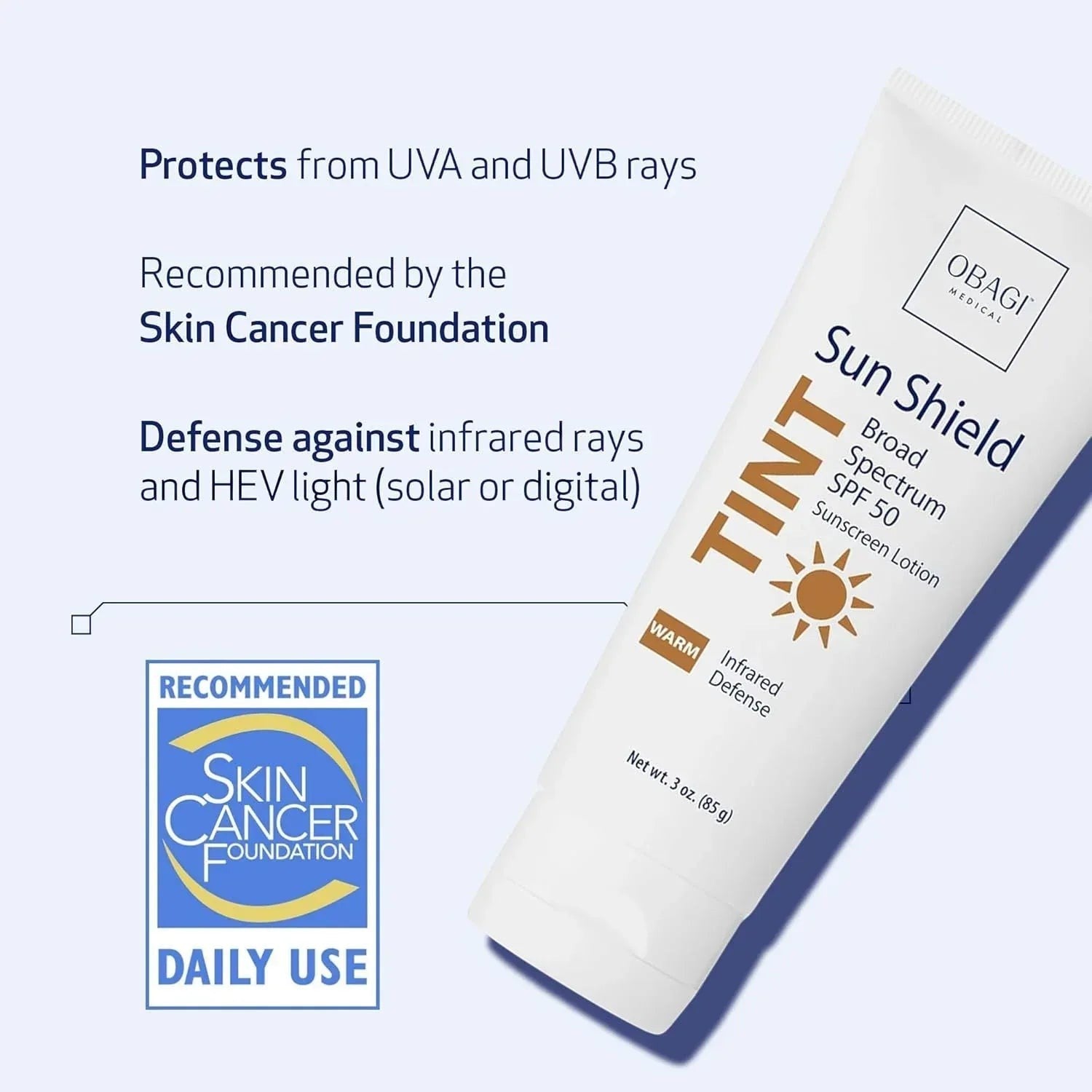 Obagi Sun Shield Tint SPF 50 Warm - DermLane