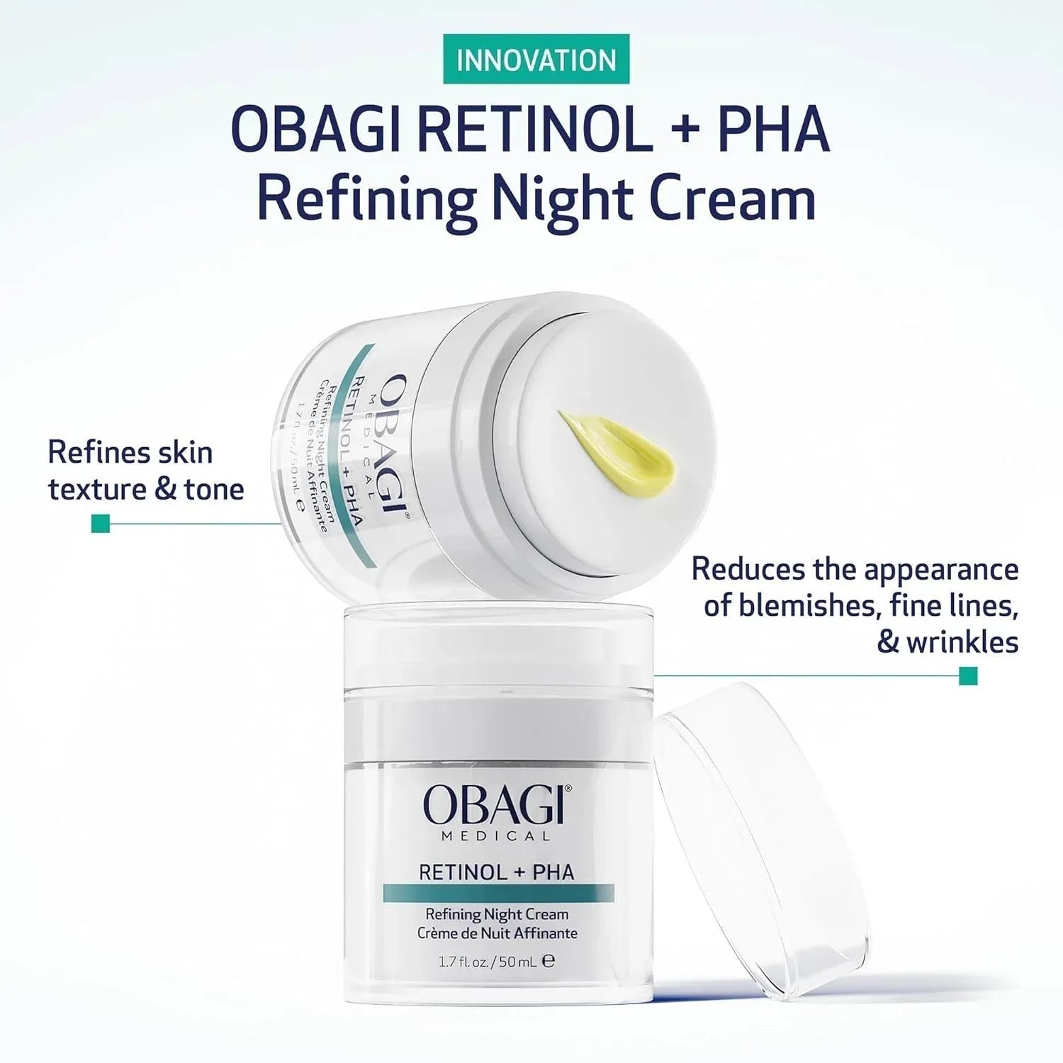 Obagi Retinol + PHA Refining Night Cream 1.7 fl oz - DermLane