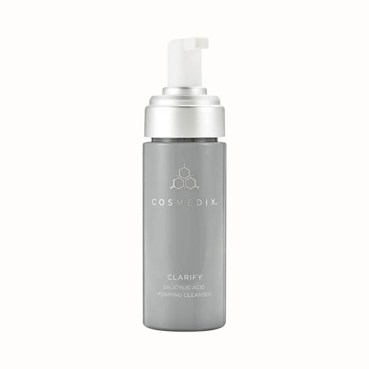 Cosmedix Clarify-Salicylic Acid AM-PM Foaming Cleanser - DermLane