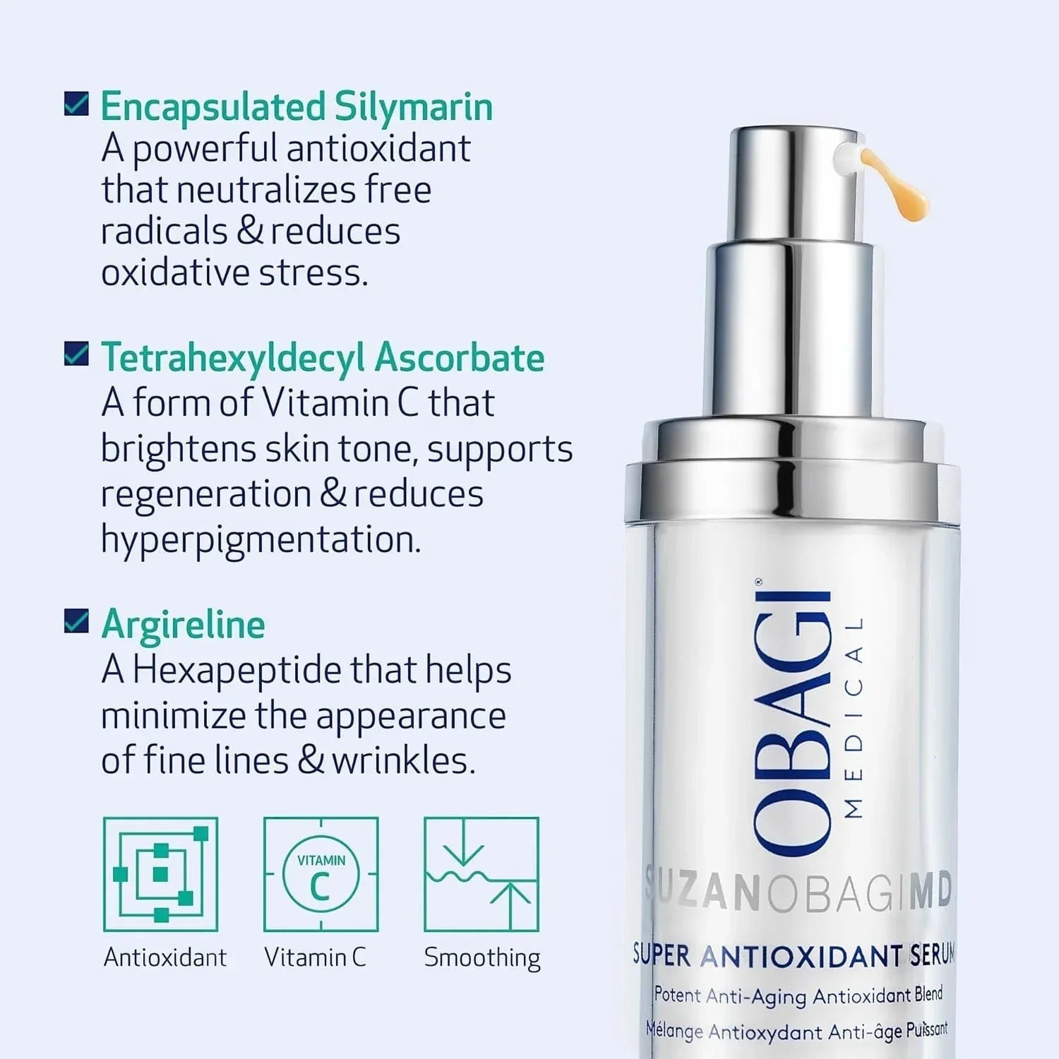 Obagi SuzanObagiMD Super Antioxidant Serum 1 oz - DermLane