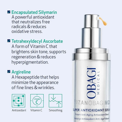 Obagi SuzanObagiMD Super Antioxidant Serum 1 oz - DermLane