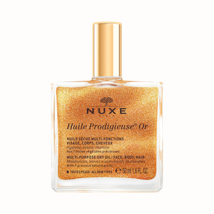 NUXE Huile Prodigieuse Shimmer Multi-Purpose Dry Oil for Radiant Glow - DermLane
