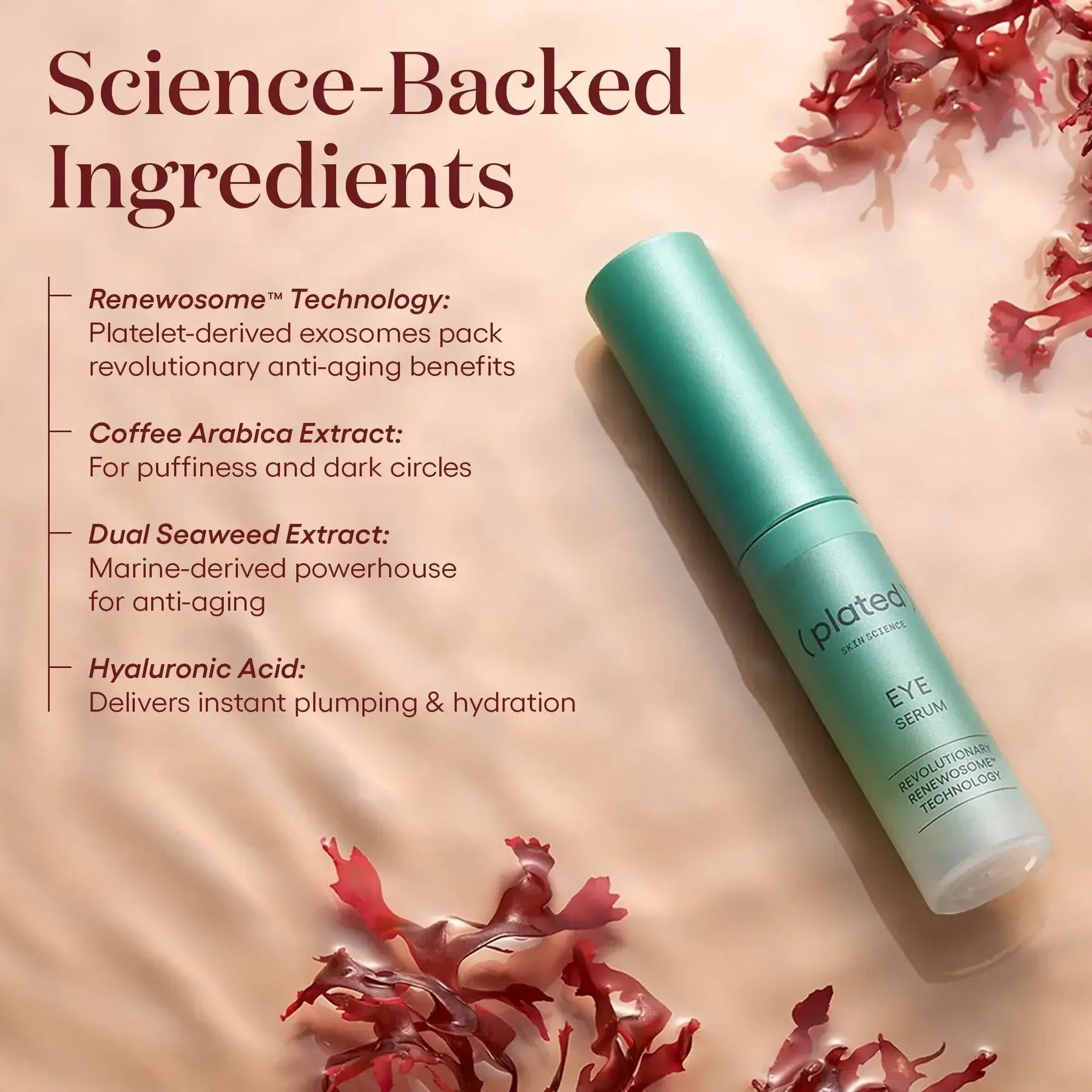 Plated Skin Science Eye Serum - DermLane