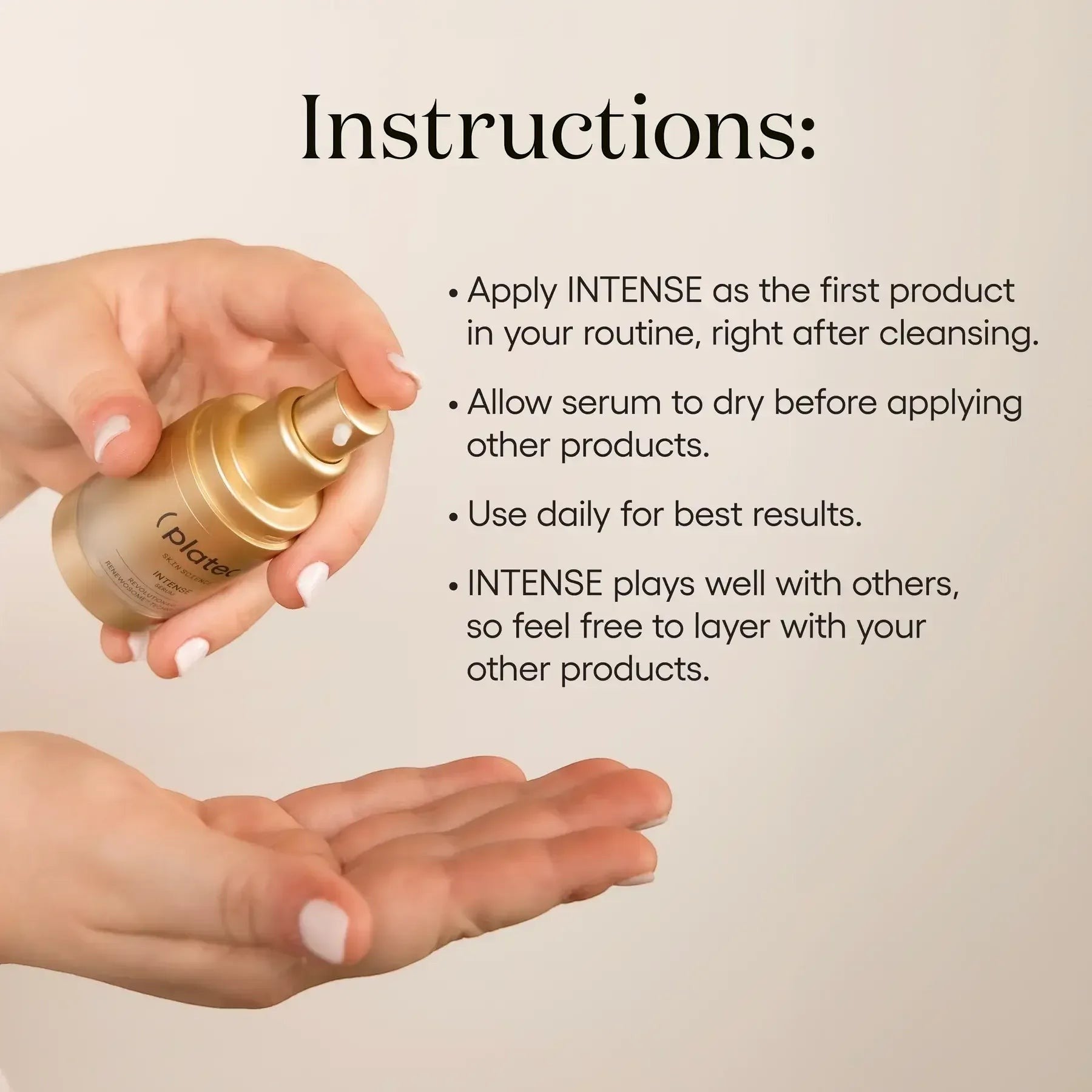 Plated Skin Science Intense Serum Refill - DermLane