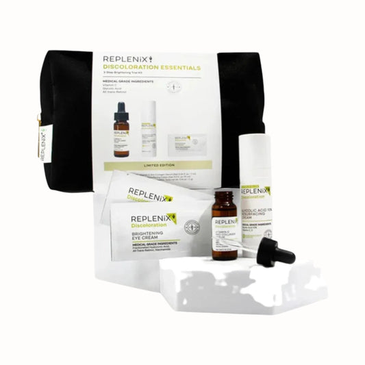 Replenix Discoloration Essentials 3 Step Brightening Trial Kit - DermLane