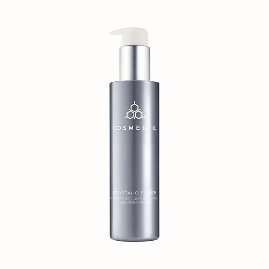 Cosmedix Crystal Cleanse AM-PM Hydrating Liquid Crystal Cleansing Cream - DermLane