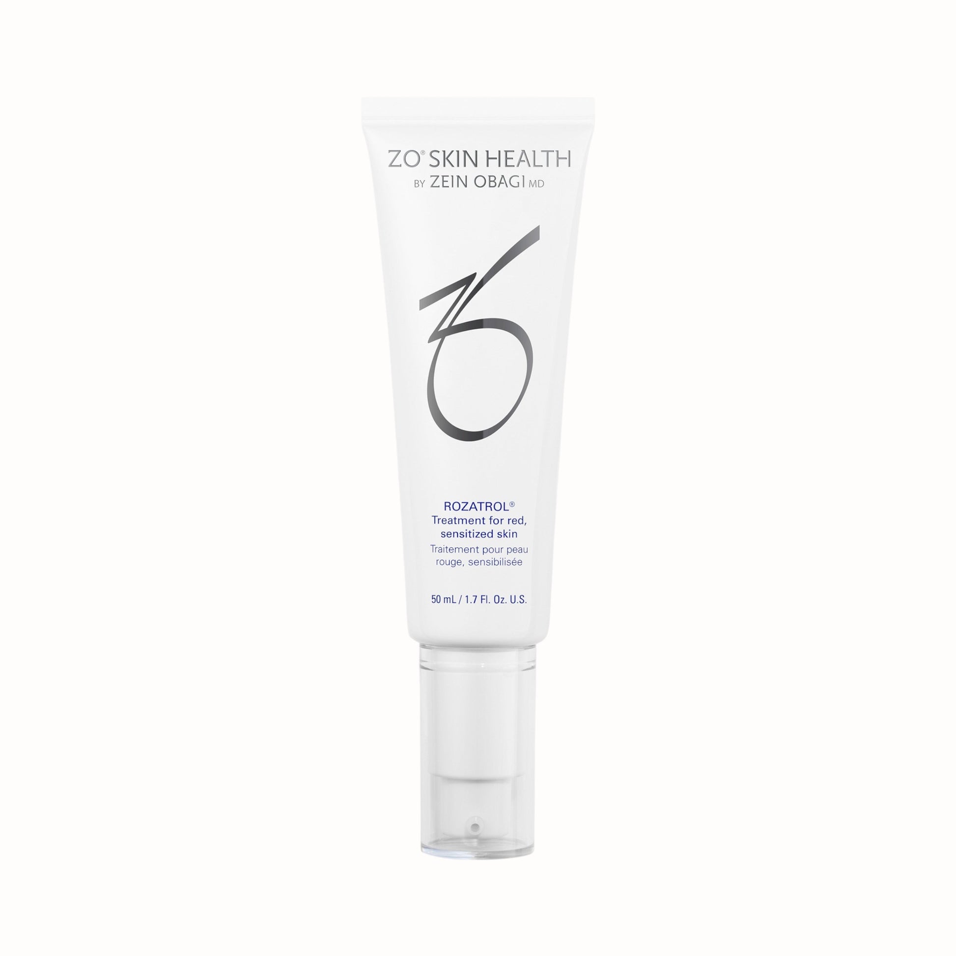 DermLane ZO Skin Health Rozatrol serum for red, sensitized skin. Lightweight formula calms redness and improves skin tone.